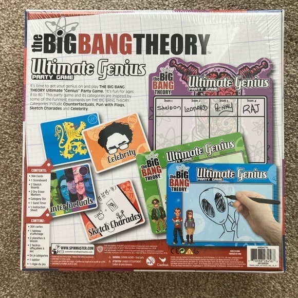 The Big Bang Theory Ultimate Genius Party Game New In Wrapping - Picture 2 of 3
